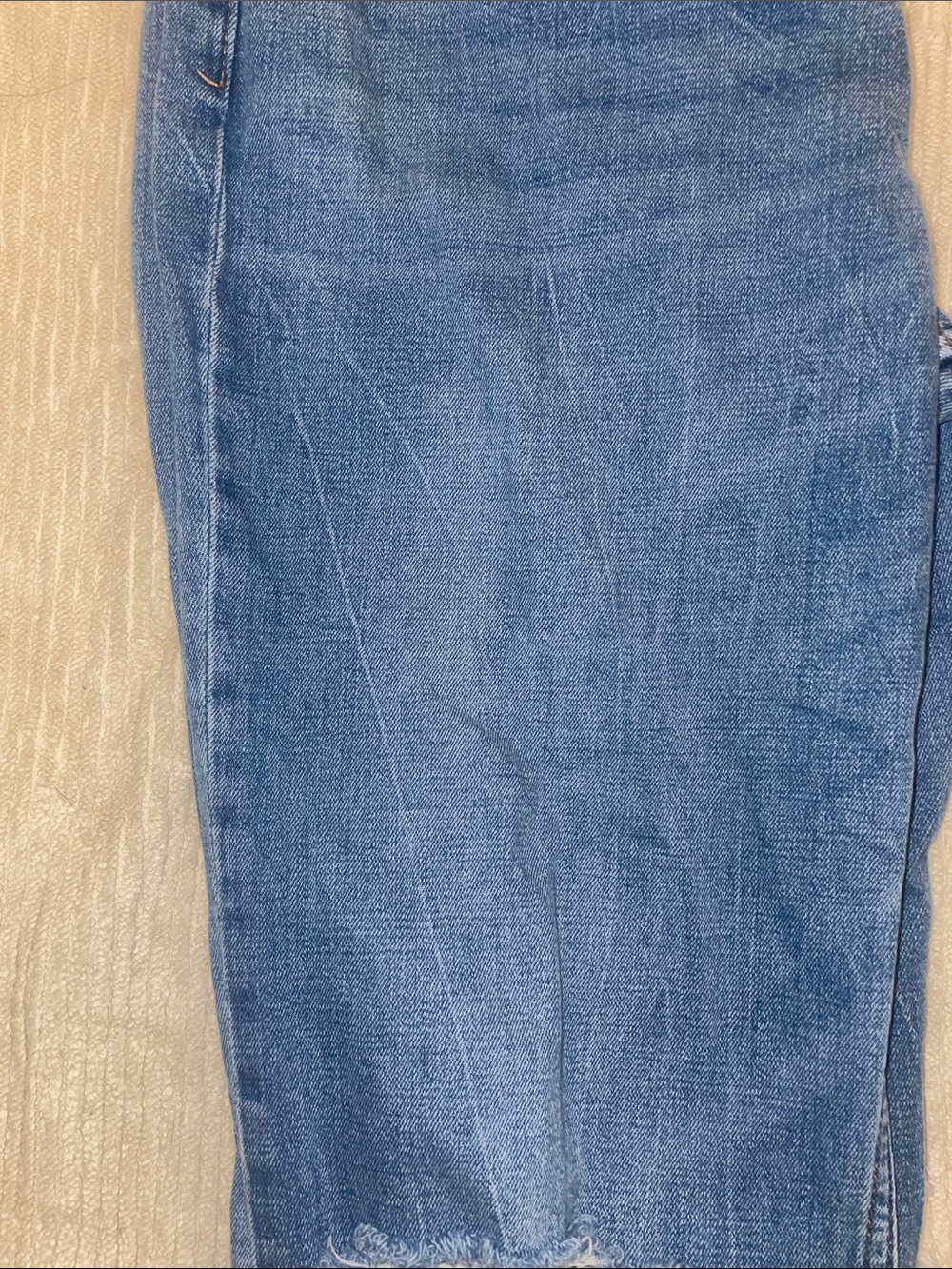Women's Abercrombie & Fitch Ankle Straight Ultra High Rise Distressed Jeans, 30 - Picture 3 of 8